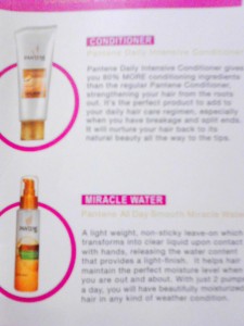 A product description of Pantene Treatment Kit (Close Up)